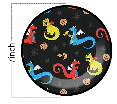 Assiette en carton de 7 pouces