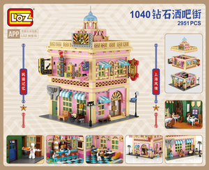 Loz 3D Câu Đố Tự Làm Trẻ Em Xây Dựng Khối Thiết Lập Đường Phố Xem Mô Hình Thanh Gạch Đồ Chơi Giáo Dục Và Xây Dựng Đồ Chơi - Product Image 3