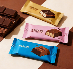 Bolsas de Embalaje Personalizadas de Papel de Aluminio para Barras de Proteína, Bolsas de Grado Alimenticio para Envasar Barras de Chocolate/Cereales/Nueces, Bolsas Pequeñas de Plástico - Product Image 5