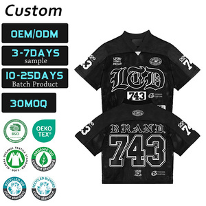 Camiseta de Fútbol Personalizada para Hombre, Uniforme de Poliéster de Secado Rápido, Camisetas de Baloncesto, Camiseta de Fútbol, Conjuntos Cortos de Verano Estilo Hip Hop, Corte Recto - Product Image 1