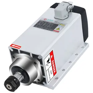 CNC נתב ציר מנוע 1.5/2.2/3.5/4.5/6/7.5KW 4 מסבים אוויר מקורר CNC נגרות חריטת מכונת ציר מנועים