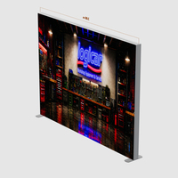 TIANLANG Auto Workshop Expo Backwall Light Box Gain de place SEG Tissu Affichage pour équipement de Garage Stand de salon 3m de largeur