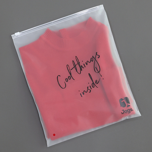 Plastic Frosted Zipper <strong>Bags</strong> with Your Own Logo Custom Matte <strong>Zip</strong> Lock <strong>Bag</strong> for Cosmetic Clothes Hair Packaging <strong>Tote</strong> <strong>Bag</strong> - Product Image 5