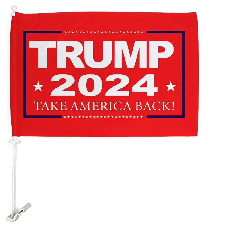 טראמפ לקחת אמריקה בחזרה 2024 רכב דגל עבור בחירות פטריוטית להצביע נשיא