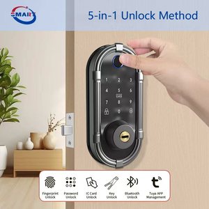 Tuya BLE App deadbolt khóa thông minh tự động thông minh ổ khóa sinh trắc học vân tay thông minh phía trước khóa cửa - Product Image 2