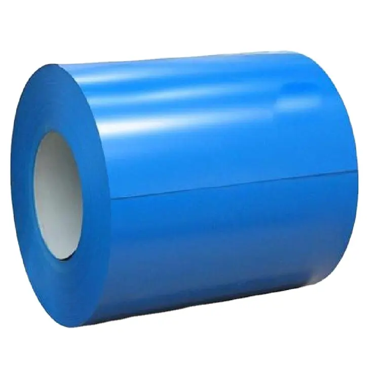 Azure-Lámina de perfil de techo de acero corrugado RAL5015 Ppgi, azulejos de Metal, Zinc, Galvalume, color azul