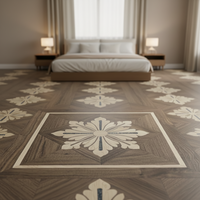 Parquet sur mesure, parquet à motif français, bois d'ingénierie pour intérieurs élégants, parquet au design moderne