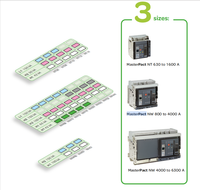 Interruptor Automático de Circuito Aéreo Fijo Compatible con Tipo NT ACB 4P, 630A-1600A, Micrologic 5.0A LSI 52kA, Equipamiento de Baja Tensión