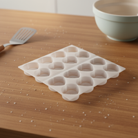 Vente flash - Moule à chocolat transparent en forme de cœur pour mousse, gelée, pralines, bonbons, en plastique PP