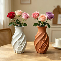 Nouvelles idées : Moule en silicone 3D en relief en forme de feuille, style Instagram, pour DIY, résine époxy, arrangement floral, ornement, vase, pot de fleurs