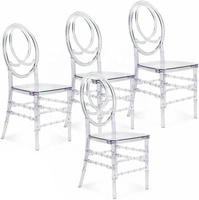 Belle chaise de mariage transparente, magnifique chaise Phoenix