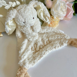 Kaiyue 100% bông tùy chỉnh Dễ Thương Thỏ sang trọng khăn mềm nhồi bông đồ chơi Bunny Comforter cho bé của bộ đồ giường nhẹ nhàng an ninh chăn - Product Image 2