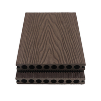Planches de terrasse WPC modernes creuses pour extérieur, antidérapantes, imperméables, surface à grain de bois 3D, prix usine, vente chaude, directement de l'usine