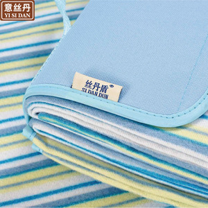 Manta de Picnic de Lana Yisidan, Rectangular, con Rayas Azules, Impermeable, para Acampar al Aire Libre, Playa, Jardín - Product Image 2