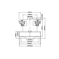 Moteur d'aspirateur à courant alternatif à balais, direct usine, 100-240V 800W 1300W, résistant aux hautes températures, pièces de rechange sèches