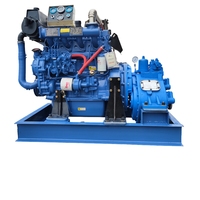 Moteur diesel marin/bateau complet à quatre temps ZH4100C 65HP 70HP 80HP avec boîte de vitesses en option