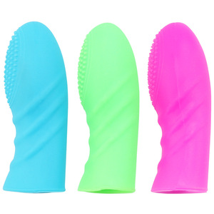 Manica per dita in Silicone diteggiatura giocattoli sessuali, G-spot massaggio prostatico masturbazione Clit stimolatore per donne uomini e coppie - Product Image 1