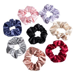 Élastiques à cheveux élégants en satin, couleur unie, bandeaux pour femmes, 15 cm, style décontracté, haute qualité - Product Image 2