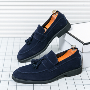 Sepatu Kulit Formal Pria Ukuran Besar untuk Pesta Pernikahan Musim Panas, Model Loafer Ujung Runcing, Gaya Fashion Musim Gugur - Product Image 5