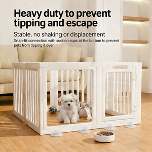 2026 Op maat gemaakte hondenren voor kleine honden, binnenhondenkooi voor kleine huisdieren, poedels, bichons frises, extra hoge beschermende barrière - Product Image 5