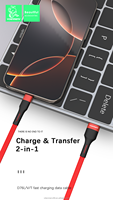 VDENMEN DENMEN Produit de bonne vente en gros Accessoires de téléphone Chargement super rapide Câbles de données Type-c pour Android