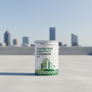 Peinture Extérieure <span class=keywords><strong>Anti</strong></span>-Âge au Latex 25KG en Fût, Haute Résistance au Lavage, Revêtement Décoratif Imperméable et Protecteur Solaire pour Bâtiments - Product Image 1