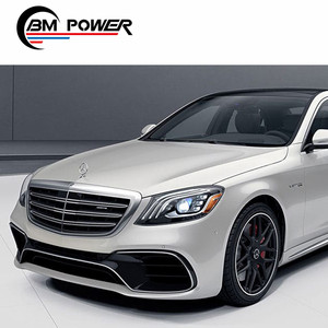 2019 <span class=keywords><strong>2018</strong></span> S classe w222 S63 S65 kit carrosserie pour w222 S320 S400 S450 <span class=keywords><strong>S500</strong></span> à S63 S65 avec phare et feux arrière - Product Image 2