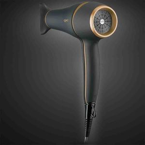 Secador de Pelo Iónico Profesional Gki 2200W Negro y Dorado con Accesorio Difusor - Product Image 1