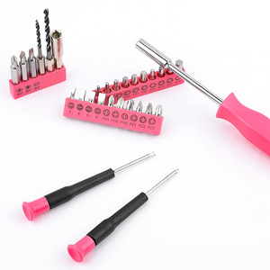 Destornillador eléctrico recargable Wan Shu, juego de 112 piezas con luz LED para kit de herramientas de reparación del hogar - Product Image 3