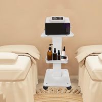 Chariot de Salon de Luxe à Roulettes pour Outils de Beauté avec Support et Roues Universelles Silencieuses – Chariot de Coiffure et Esthétique