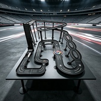 Jeu de rallye de billes personnalisé à gravité, piste de course de billes pour diffusion en direct