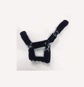 Cabestro duradero para caballo de visón con base de nailon resistente y acolchado de piel suave para protección - Product Image 1