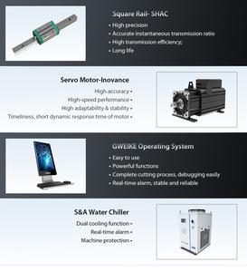 Máquina de corte láser de fibra de aluminio modelo económico <span class=keywords><strong>GWEIKE</strong></span> 3000W - Product Image 5