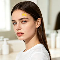 Patchs anti-boutons étoiles mignons en gros, 32 unités, avec boîte miroir, pour soins de la peau jour et nuit, marque privée disponible