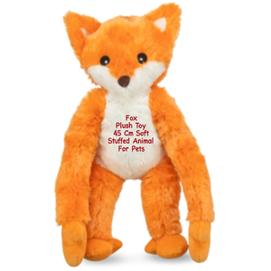 Peluche de zorro de 45 cm, animal de peluche suave para mascotas - Product Image 2