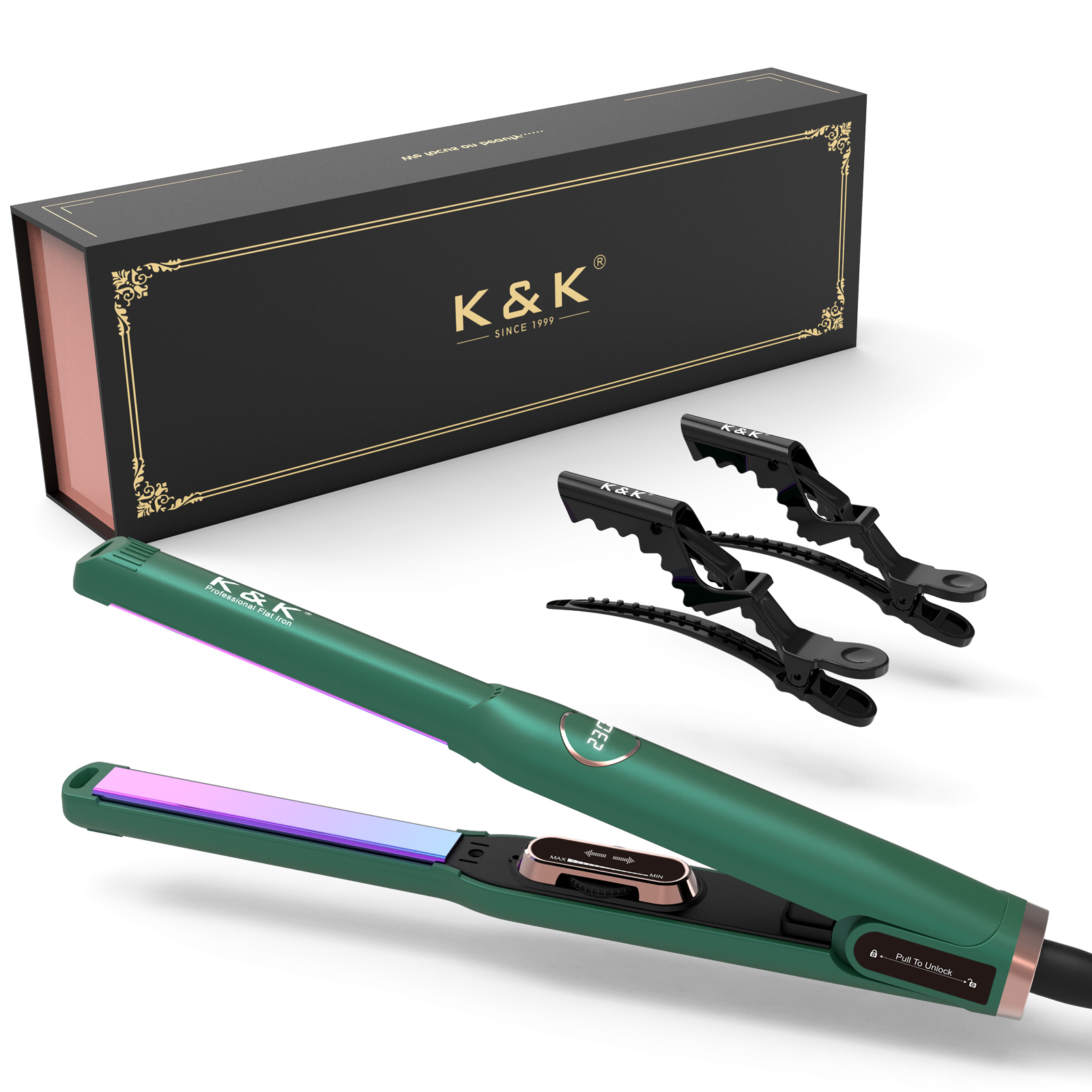 Hot Sale Flat Iron Mini 1/2 Inch Tourmaline 2 In 1 Small Pencil Flat Iron Ceramic