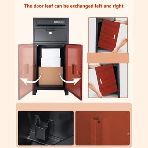 Kim loại Locker Hộp Thư bưu kiện thả hộp ngoài trời thép không gỉ letterboxes bệ thả hộp thư thông qua cửa thả hộp - Product Image 4