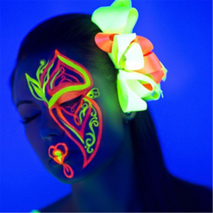 Paleta de pintura facial profesional, color negro, rojo y blanco, arcoíris - Product Image 6