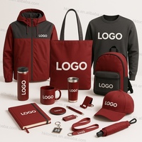 Regalos corporativos de empresa con sudadera con capucha, camiseta, mochila, botella, cuaderno y tapete de escritorio para artículos de regalo de oficina
