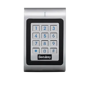 Secukey Outdoor Easy Keypad K1 EM PIN Card Reader 125khz Standalone Access Control Keypad With Metal Case