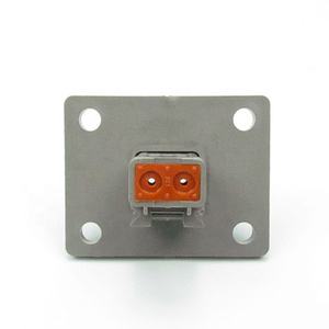 Разъем автомобильный герметичный DT04-2P-L012, 2-контактный, с фланцевым адаптером, корпус-штекер - Product Image 4