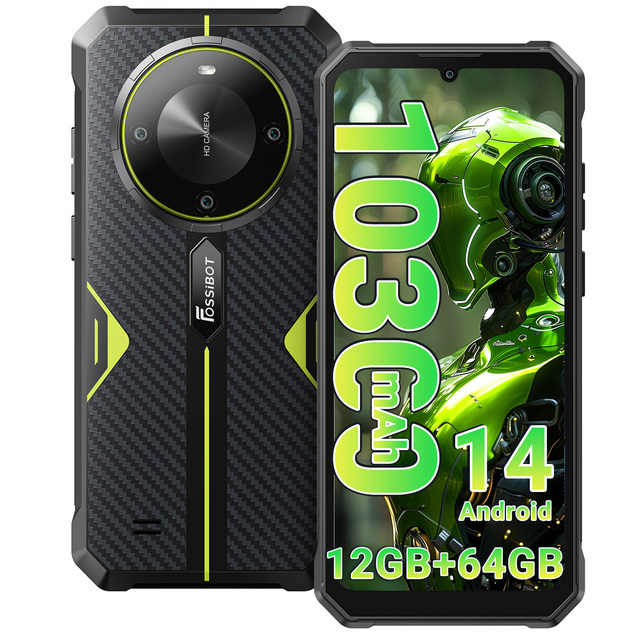 Fossibot Flagship Rugged Smartphone F105 6.745" FHD+ 120Hz Fingerprint CDMA/GSM/LTE Dual SIM 10300mAh Waterproof Dustproof