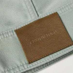 OEM Patch in pelle personalizzata da uomo verde Lime 100% cotone con cerniera in saia giacca classica da lavoro lavata - Product Image 6