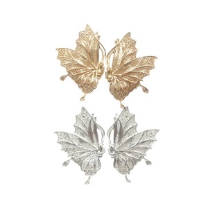 Pendentif papillon en filigrane creux en cuivre pur, plaqué or et argent, matériau pour accessoires de cheveux, pour pinces à cheveux - Product Image 5