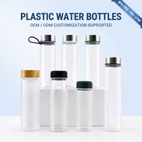 Bouteilles d'eau Tritan de 500 ml sans BPA ni BPS, compatibles lave-vaisselle, pour cadeaux promotionnels, bouteilles de shaker pour protéines et nutriments en plastique