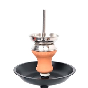 Kit de chicha portable mini givré à chauffe rapide et nettoyage facile, avec dispositif de gestion de la chaleur (HMD) en plastique, support de brûleur à charbon et LED - Product Image 3