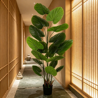 Dekorative Hochzeitsgeschenke Künstliche Palme Faux-Palmen-Bonsai-Pflanze für Innenräume Zuhause Büro Hotel Blumenarrangements Raumdekoration