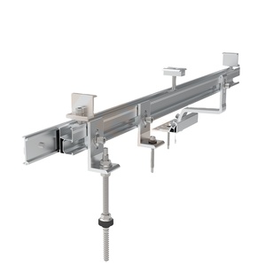 Rail de montage <span class=keywords><strong>solaire</strong></span> en aluminium personnalisé SOEASY AL6005 T5 anodisé 4200 mm, profil haute résistance pour système photovoltaïque sur toit et au sol - Product Image 6