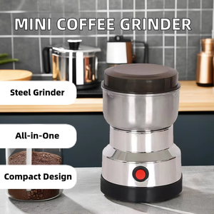 Molinillo de Café Eléctrico Portátil de Acero Inoxidable Francés 2026, Mini Molinillo de Granos y Especias Secas con Muelas Planas para Uso Doméstico - Product Image 2