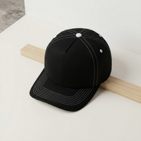 Gorras de Béisbol Personalizadas de 5 Paneles con Visera Curva, Estructuradas, con Logotipo Bordado en 3D para Hombre